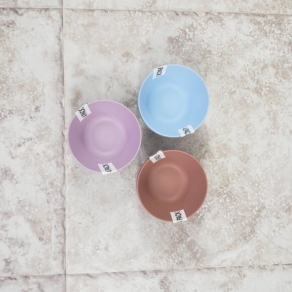 12 Dishwasher Freezer Safe Microwavable Plastic Reusable Round Small Snack Bowls - Picture 4 of 8